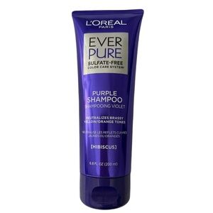 L'Oreal Paris EverPure Purple Shampoo Sulfate Free Brass Toning Blonde Gray 6.8